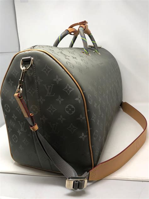 monogram titanium louis vuitton replica keepall 50|keepall 50 with shoulder strap.